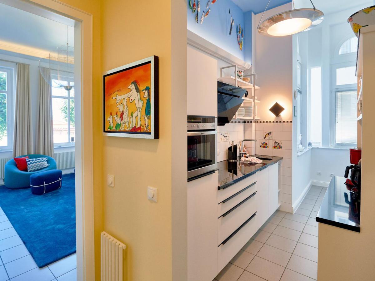 Villa Strandeck In Binz - Wg 1 Mit Meerblick, Terrasse, Wintergarten المظهر الخارجي الصورة