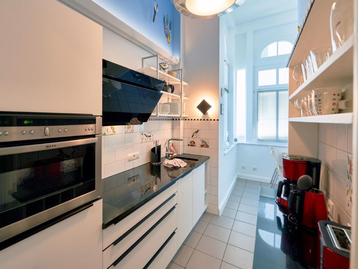 Villa Strandeck In Binz - Wg 1 Mit Meerblick, Terrasse, Wintergarten المظهر الخارجي الصورة