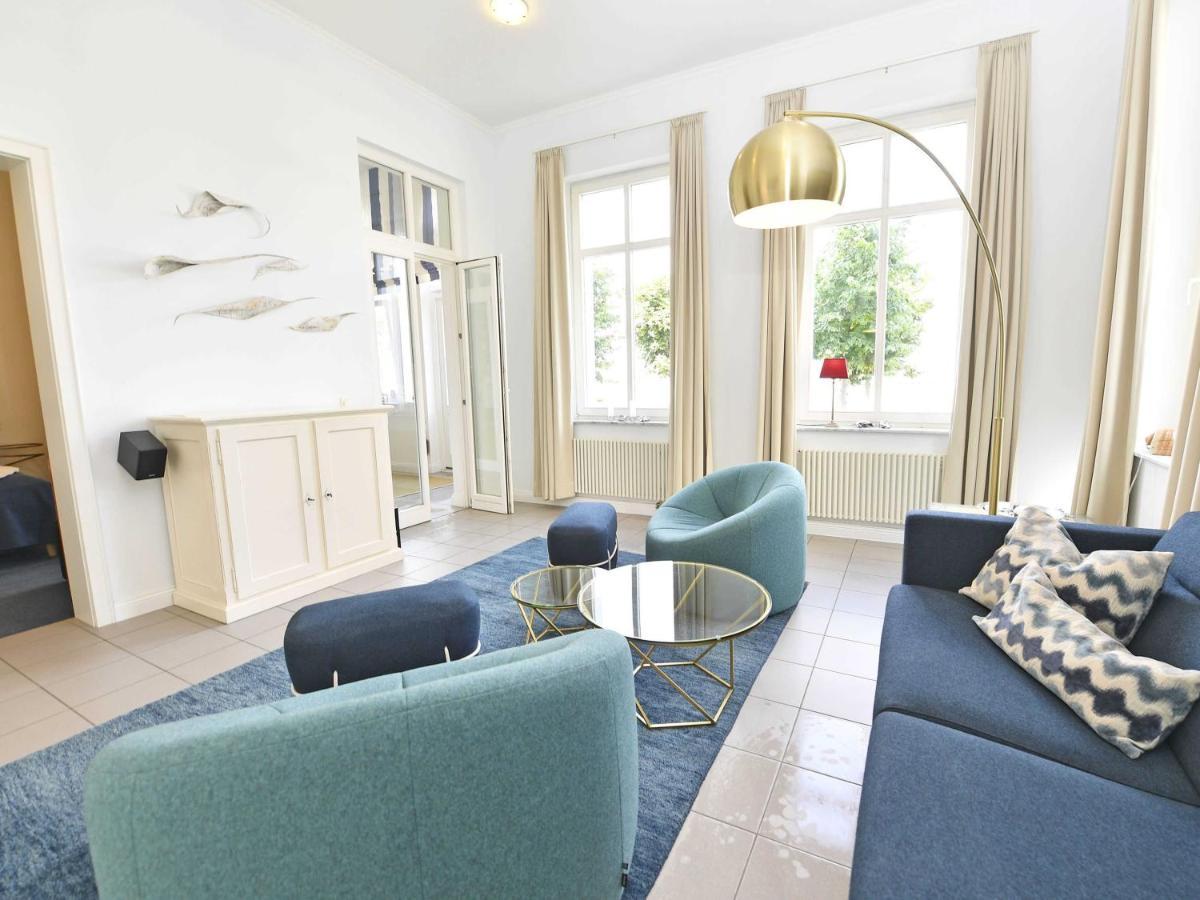 Villa Strandeck In Binz - Wg 1 Mit Meerblick, Terrasse, Wintergarten المظهر الخارجي الصورة