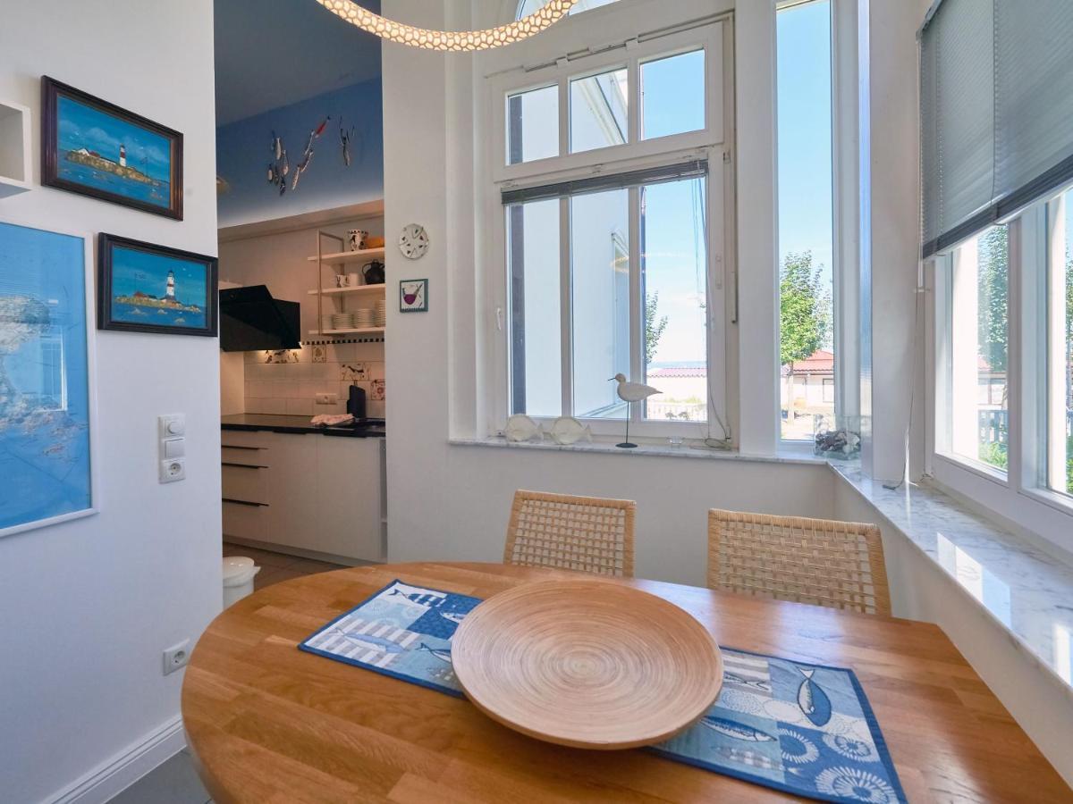 Villa Strandeck In Binz - Wg 1 Mit Meerblick, Terrasse, Wintergarten المظهر الخارجي الصورة