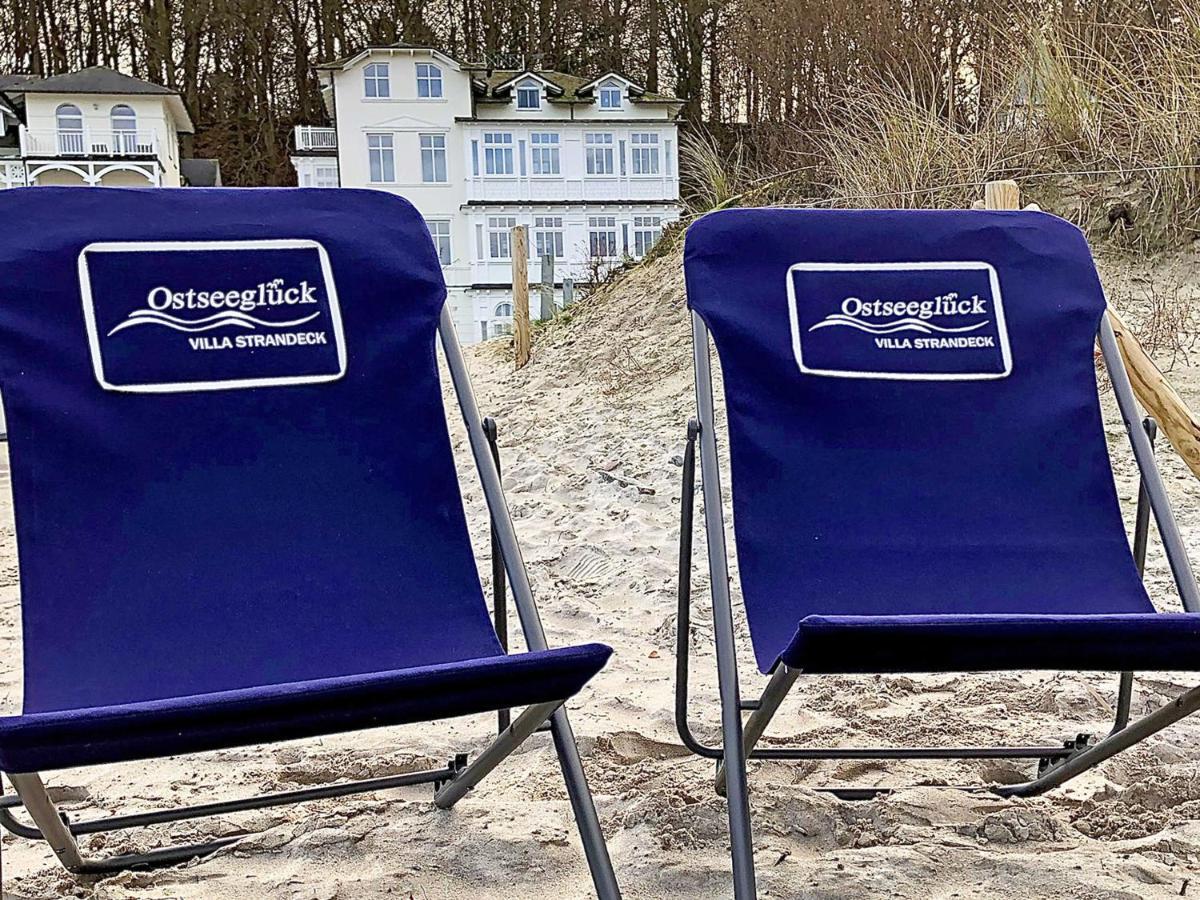 Villa Strandeck In Binz - Wg 1 Mit Meerblick, Terrasse, Wintergarten المظهر الخارجي الصورة